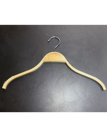 Colgador de Madera Adulto sin Palito Color Único x 12 Unds.