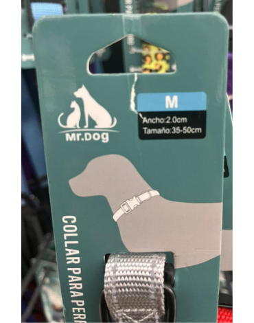 Collar para Mascota Colores Surtidos x 6 Unds. Talla: M