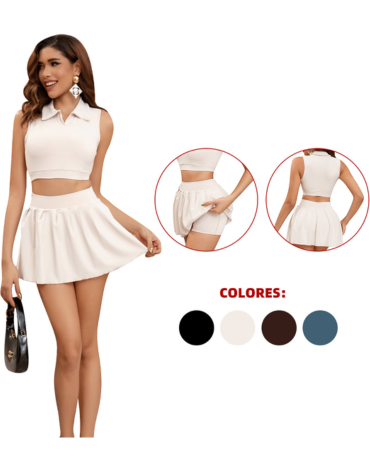 Conjunto Estilo Pique Colores Surtidos x 12 Unds. Talla: M - L - XL