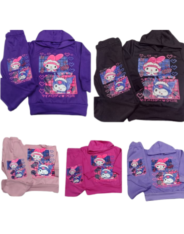 Conjunto Buzo de Niña (Elegir Talla) x 4 Unds. Tallas: 2 - 4 - 6 - 8 - 10 - 12