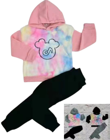 Conjunto Buzo de Niñas Colores Surtidos x 15 Unds. Talla: 4 - 12