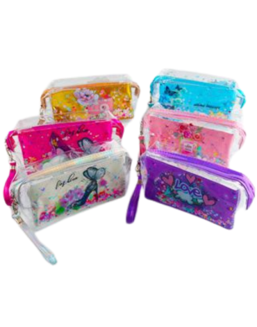 Cosmetiquero Love Colores Surtidos x 12 Unds.