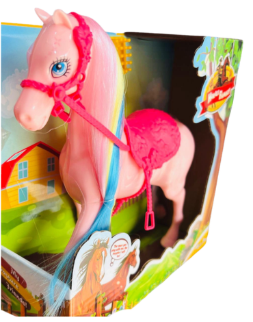 Caballo Pony con Pelo x 4 Unds.