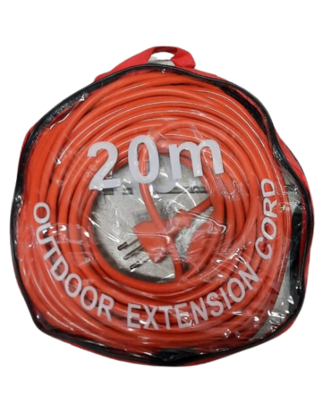 Cable Extensión x 4 Unds. Medida : 20 Metros