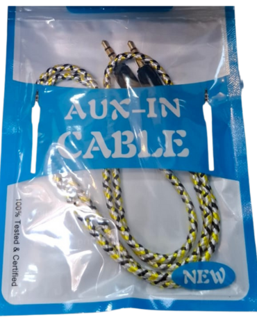 Cable de Audio Tipo C de 1 Metro x 12  Unds.
