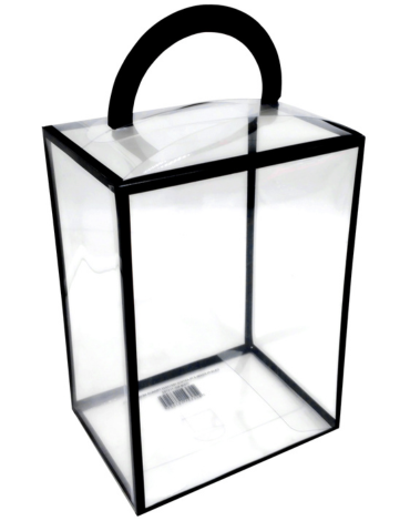 Caja Plegable Plástico x 6 Unds. Medida: 17 x 17 x 28 cm aprox.