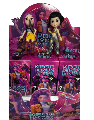 Caja Sorpresa de Guerreras K-Pop Modelos Surtidos x 6 Unds.