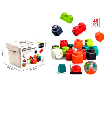 3 Set de Caja de Bloques Lego (1 Set trae:  48 PCS)