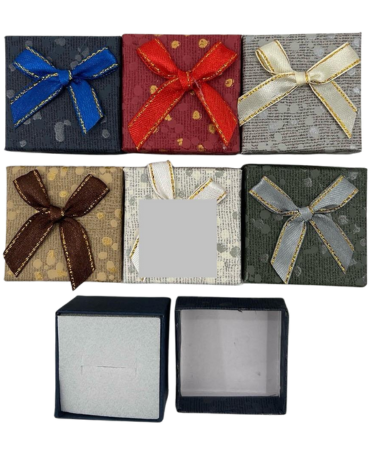 Caja de Regalo con Diseño Colores Surtidos x 60 Unds Medida: 5 x 5 cm aprox.