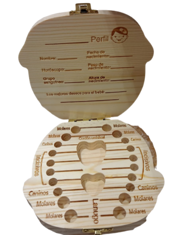 Caja para Guardar Dientes Leche x 4 Unds.