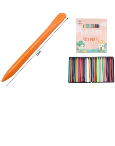 6 Cajas Crayones Colores Surtidos (1 Caja Trae 24 Colores)