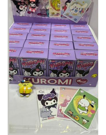 Cajita Sorpresa Kuromi con Figuras y Cartas Modelos Surtidos x 12 Unds.