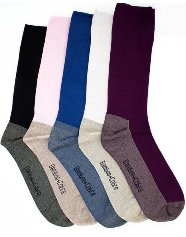 Calcetín Mujer Cobre +Bamboo Sin Costura x 12 pares. Talla: 35 - 39