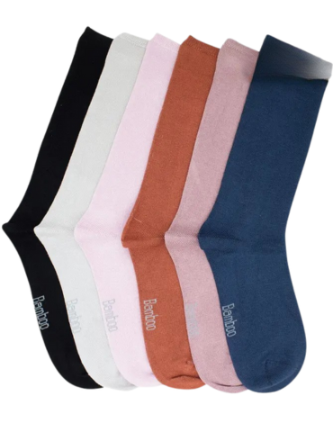 Calcetín Mujer Bamboo Sin Costura x 12 Pares. Talla: 31 a la 35