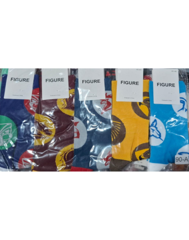 Calcetas  Colores Surtidos x 12 Pares. Talla: 40 - 46