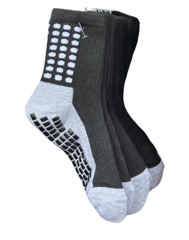 Calcetines de Futbol Color Negro   x 12  Pares Talla: 28 al 36