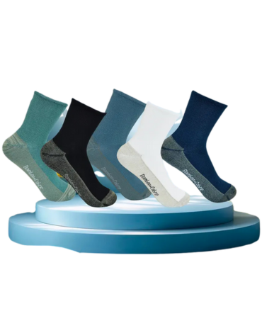 Calcetines de Mujer Largos sin Costura Cobre Bamboo x 12 Pares. Talla: 35 - 39