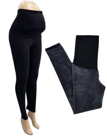 Calza Pitillo Maternal Color Negro x 3 Unds. Talla: Estándar