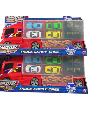 4 Set de Camión con Lanzador de  Autos .(1 Set Trae:6 PCS)