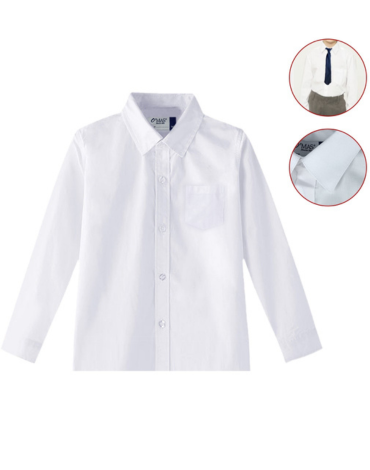 Camisa Escolar de Juvenil  x 12  Unds. Talla: 14 - 16 - 18
