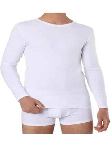 Camiseta Blanca Milano de Hombre x 12 Unds. Talla: S - M - L - XL