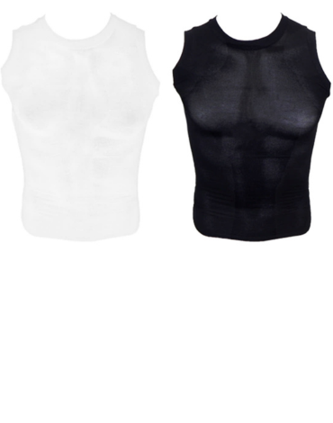 Camiseta Panty de Hombre sin Manga  x 12 Unds.