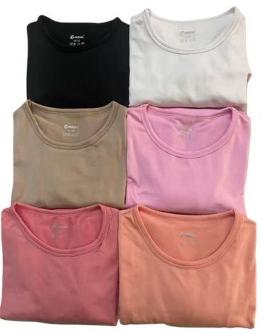 Camiseta Pesail Juvenil Colores Surtidos x 12 Unds. Talla: 10 / 12 - 12 / 14 - 14 /16 - 16 / 18