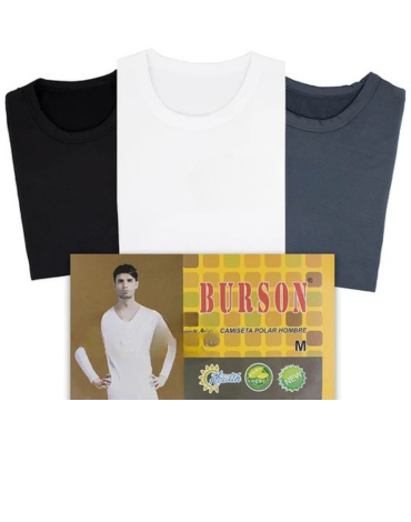 Camiseta Polar de Hombre Colores Surtidos x 12 Unds. Talla: M - L - XL