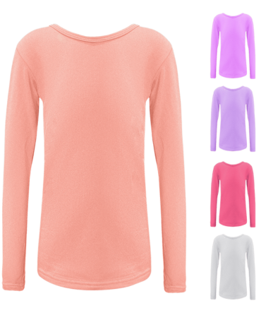 Camiseta Polar de Niña Colores Surtidos x 12 Unds. Talla: 5-6 / 7-8 / 9-10 / 11-12