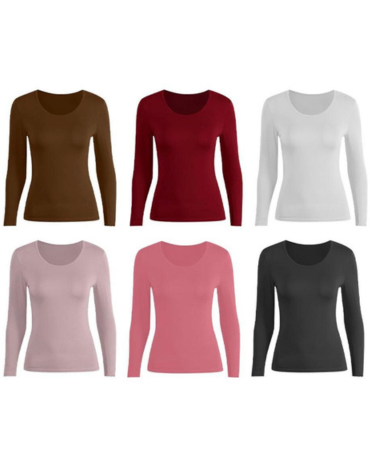 Camiseta Bamboo Colores Surtidos x 12 Unds. Talla: M - L  /  L-XL