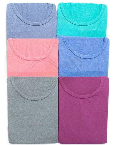 Camiseta de Mujer Ultra Térmico  x 12 Unds.Tallla: S / M  - L / XL.