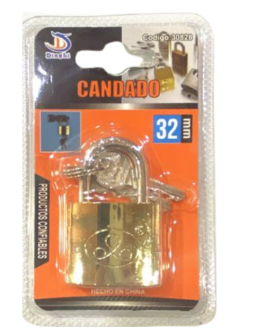 Candado de 32 MM x 12 Unds.
