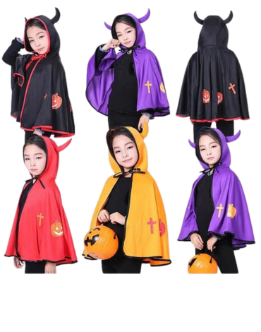 Capa de Halloween x 10 Unds.