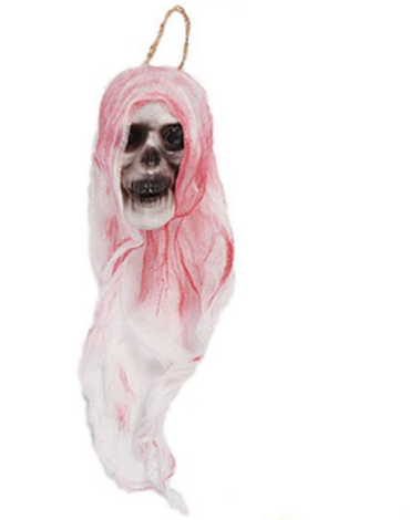 Cara Fantasma Colgante Modelos Surtidos x 6 Unds. Medida: 9 x 30 cm aprox.