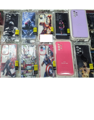 Carcasa de Silicona para Samsung A33 Diseños de  Hombre y Mujer x 6 Unds.