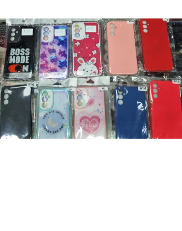 Carcasa de Silicona para Samsung A14 Diseños de  Hombre y Mujer x 6 Unds.