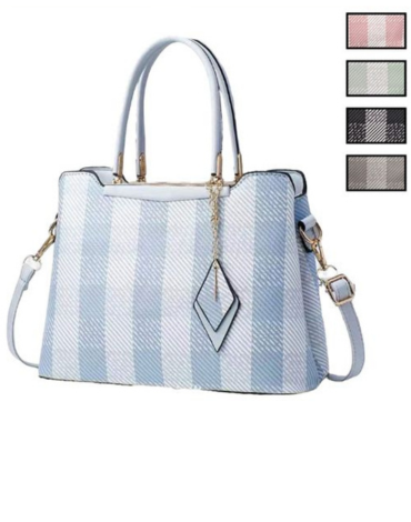 Cartera Eco Cuero con Diseño Colores Surtidos  x 6 Unds.Medida: 28 x 11 x 22 cm aprox