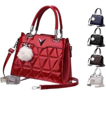Cartera Eco Cuero Colores Surtidos  x 6 Unds.Medida: 20 x 30 x 13 cm aprox
