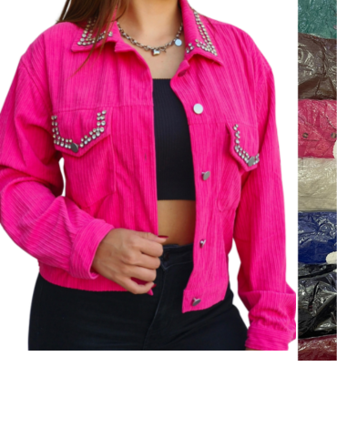 Casaca de Dama Colores Surtidos x 12 Unds. Talla: S / M - M / L