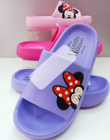 Chala Minnie Mouse Colores Surtidos x 36 Pares. Tallas: 30 a la 35