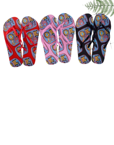 Chalas Hawaianas de Mujer  x 36 Pares.Talla: 36 al 41