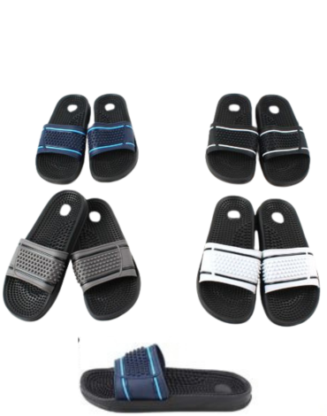 Chalas de Hombre Colores Surtidos x 36 Pares. Talla: 40 /41 - 42 / 43 - 44 / 45