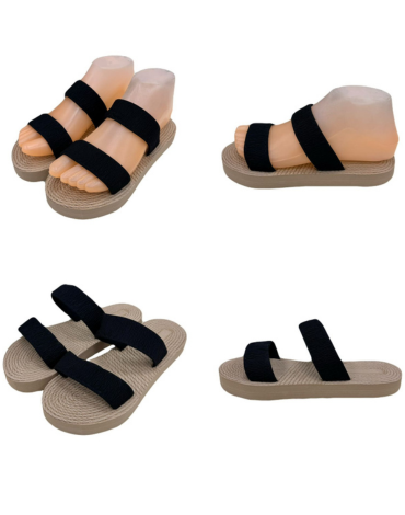 Chalas de Mujer Color Único x 48 Pares. Talla: 36 - 41