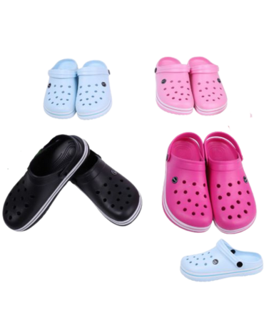 Chalas de Mujer Colores Surtidos x 36 Pares. Talla: 40 / 41 - 42 / 43 - 44 / 45