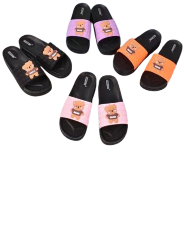 Chalas de Mujer Colores Surtidos  x 36 Pares. Talla: 36  al 41