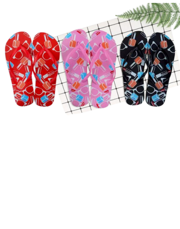 Chalas Hawaianas de Mujer  x 36 Pares.Talla: 36 al 41