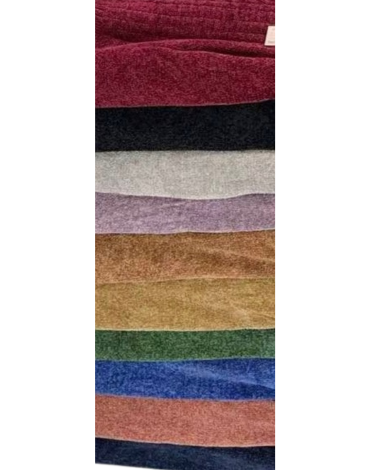 Chaleco de Dama Chenille Colores Surtidos x 12 Unds.Talla: Estándar