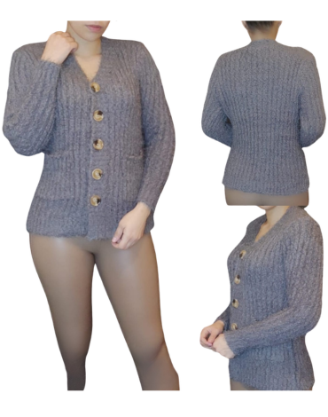 Chaleco Peludito de Mujer Colores Surtidos x 6 Unds.Talla : Estándar