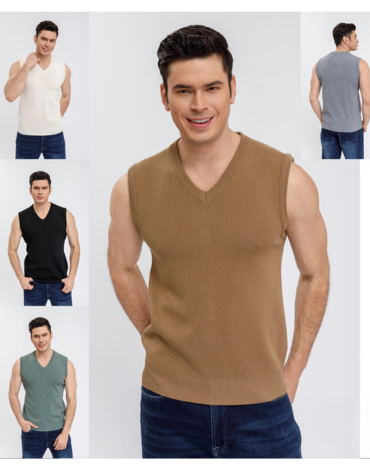 Chaleco sin Manga Colores Surtidos x 24 Unds.Tallas: S - M - L - XL