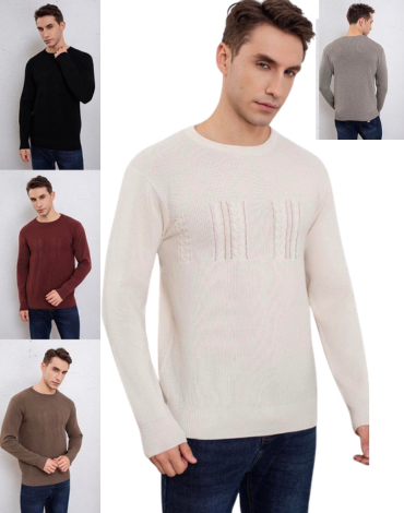 Chaleco de Hombre Colores Surtidos x 24 Unds. Tallas: S - M - L